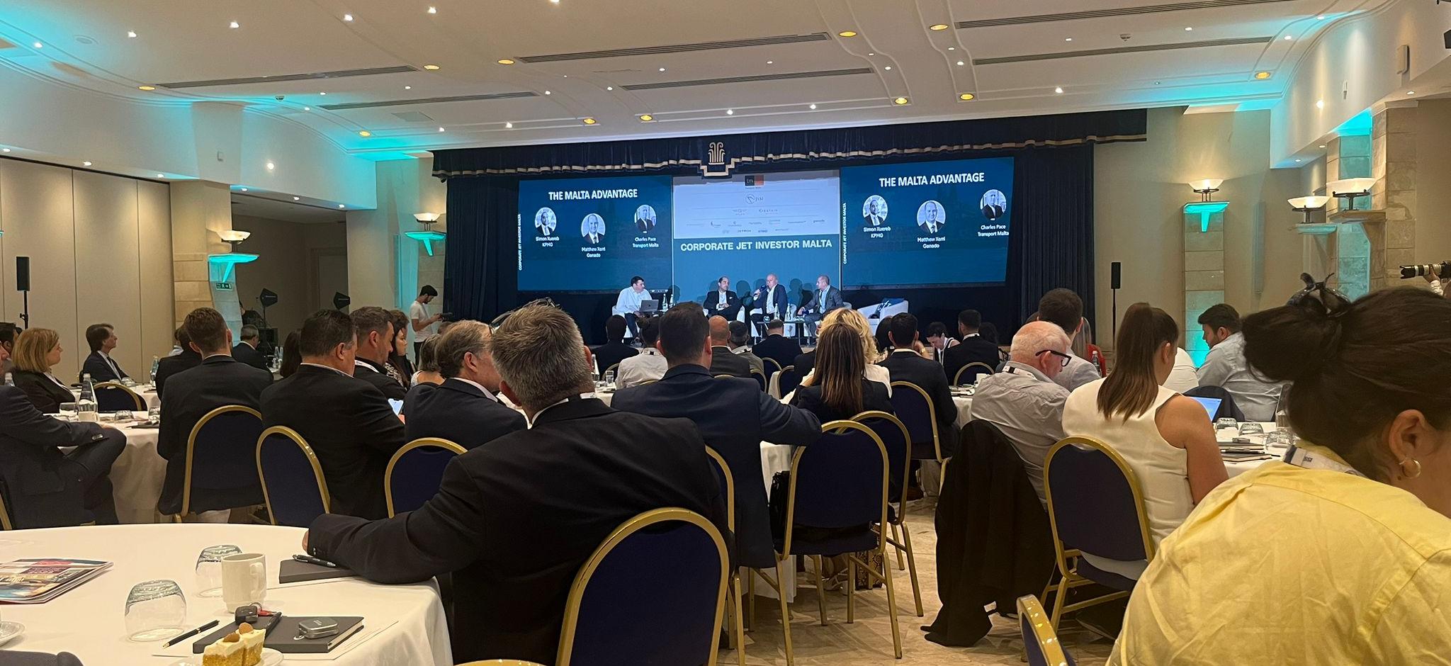 Partner Dr Fleur Delia attended the Corporate Jet Investor (CJI) Malta